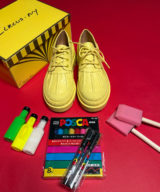 spark+rebel modular eco fashion brand upcycled diy eco fashion kit lime shoes sneakers in sustainable fashion on etsy
