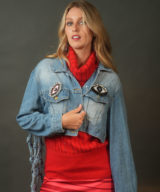 spark+rebel modular eco fashion brand upcycled denim jacket casual street style in sustainable fashion on etsy