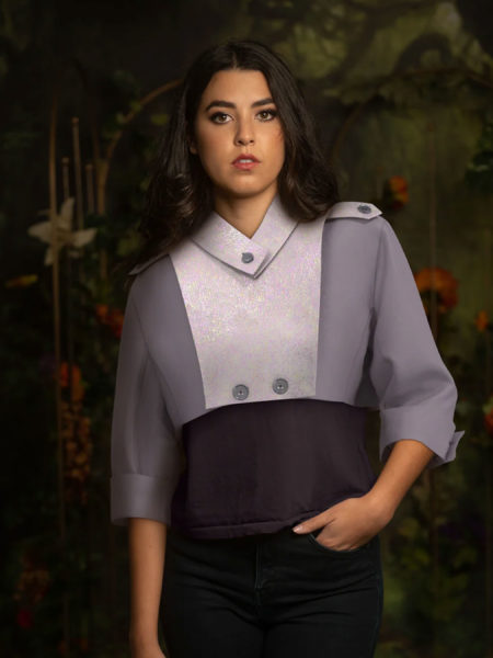 spark+rebel on dressx digital embroidery jacket in sustainable fashion