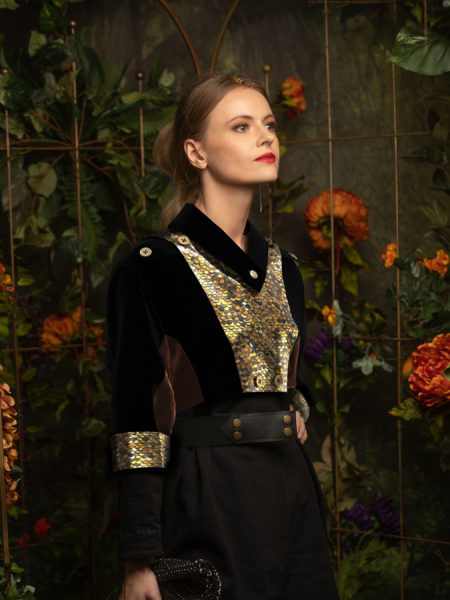 spark+rebel on dressx digital sequin jacket in sustainable fashion