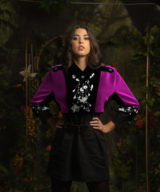 spark+rebel on dressx digital purple embroidered admiral jacket in sustainable fashion
