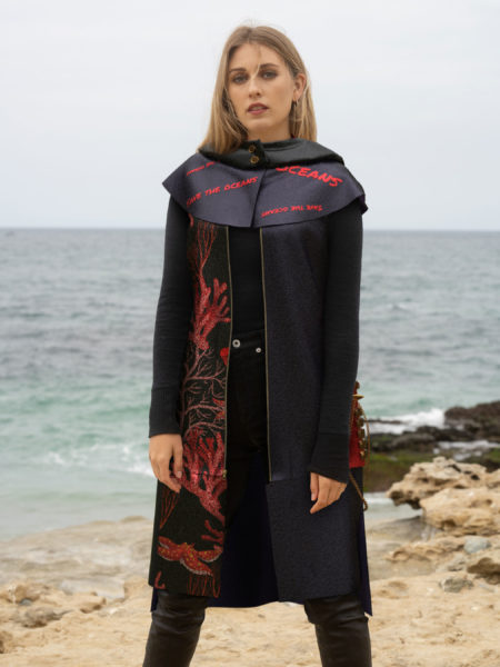 spark+rebel on dressx digital ocean jacket in sustainable fashion