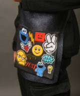 spark+rebel modular eco fashion brand upcycled leather pocket pin casual street style in sustainable fashion on etsy