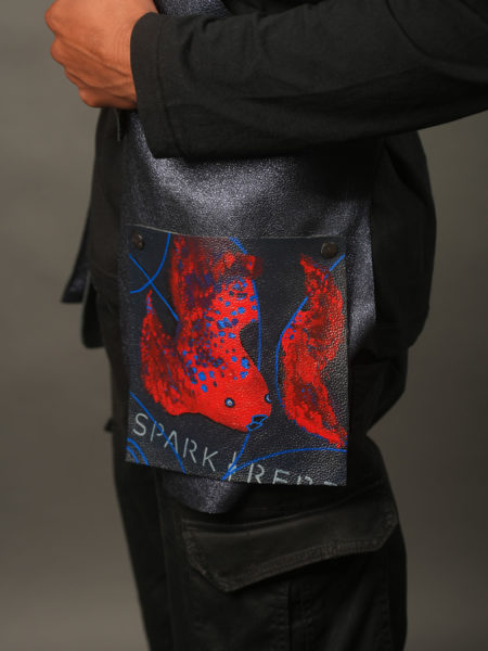 spark+rebel on etsy upcycled unisex leather vest harness modular in sustainable fashion