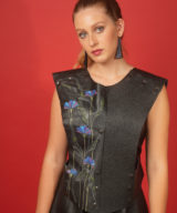 spark+rebel on etsy upcycled unisex leather vest modular in sustainable fashion