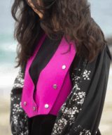 spark+rebel modular eco fashion brand upcycled modular vest leather casual street style in sustainable fashion on etsy
