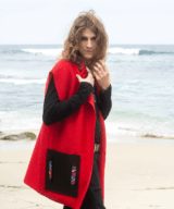 spark+rebel on etsy upcycled unisex wool long vest modular in sustainable fashion