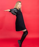 spark+rebel modular eco fashion brand minimalist denim cotton dress in sustainable fashion on etsy