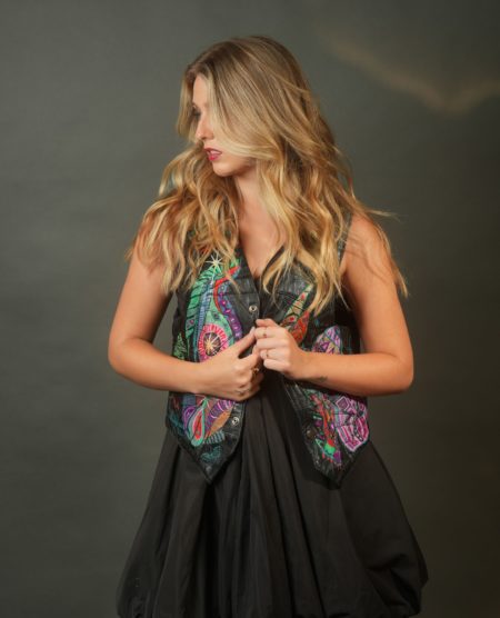 spark+rebel on etsy upcycled unisex leather vest modular in sustainable fashion