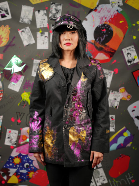 spark and rebel features gstar utility jacket customized in eco fashion