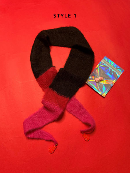 spark and rebel features mini alpaca scarf in eco fashion