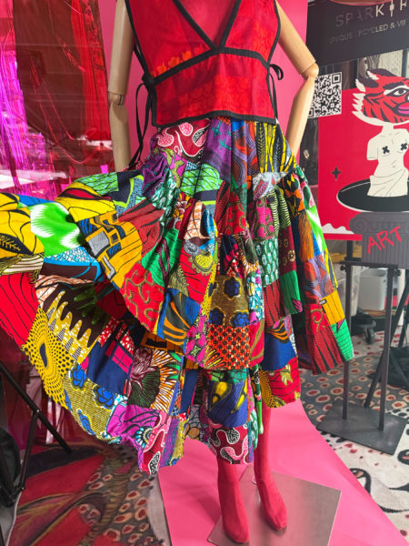 spark and rebel features miudi african skirt patchwork in eco fashion preloved