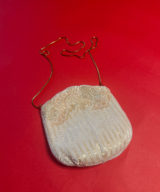spark and rebel features vintage beaded 1950s -clutch bag in eco fashion