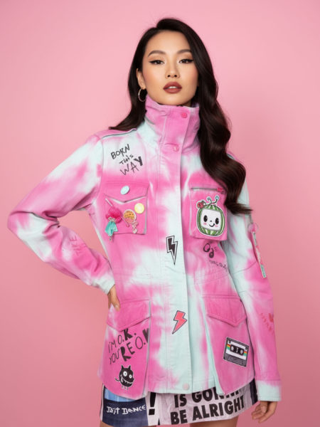 sparkpick features streetstyle pink curated upcycled set desigual preloved in sustainable fashion