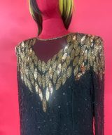 spark and rebel feature vintage beaded dress in eco fashion