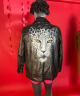 spark and rebel features hand-painted jacket in eco fashion