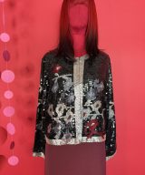 spark and rebel features sequin jacket in eco fashion