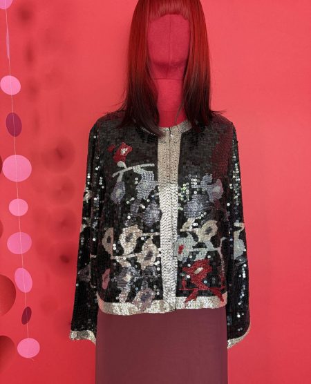 spark and rebel features sequin jacket in eco fashion