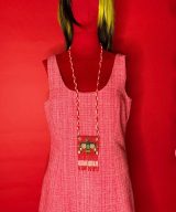 spark and rebel features vintage beaded pouch in eco fashion