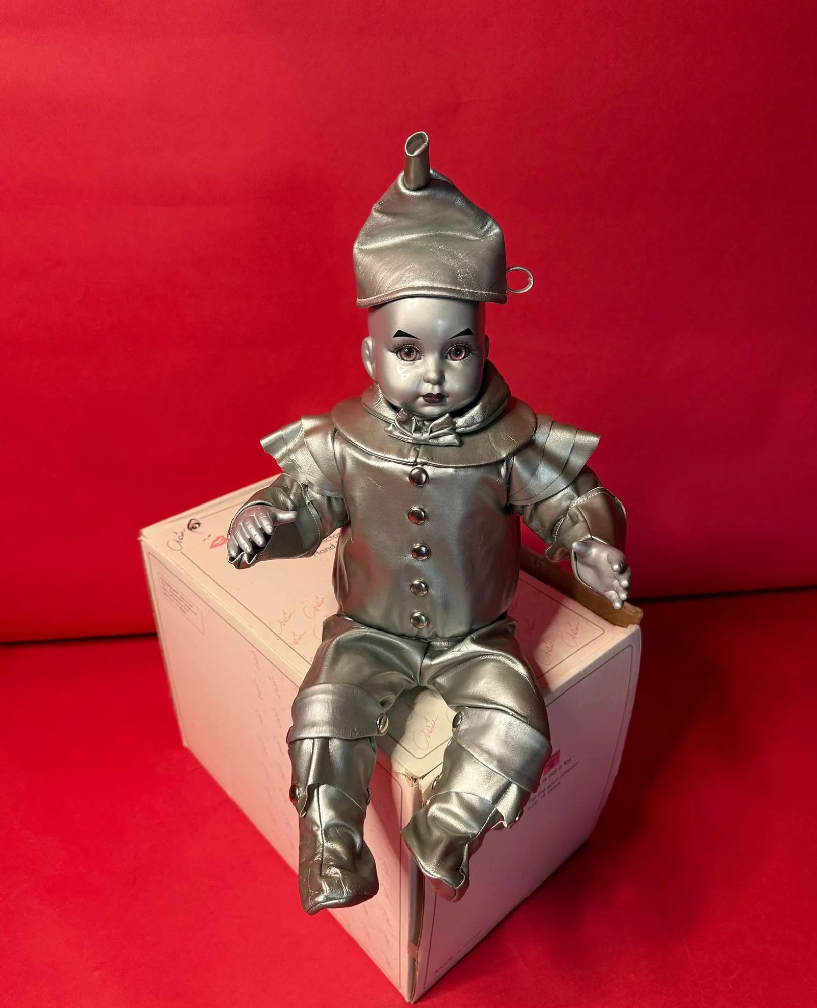 spark and rebel feature porcelain doll in eco fashion