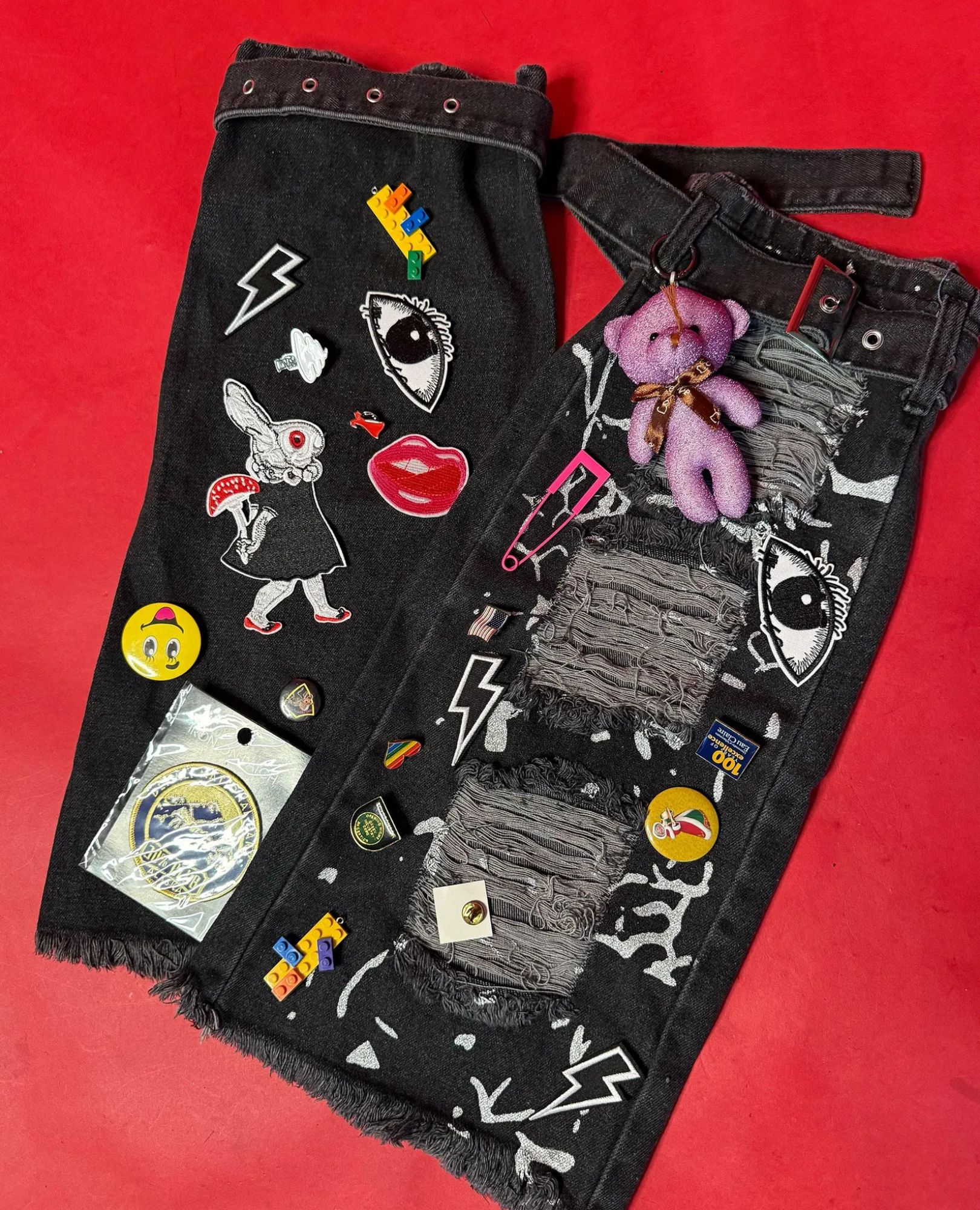 spark and rebel feature upcycled boot sleeve set in eco fashion