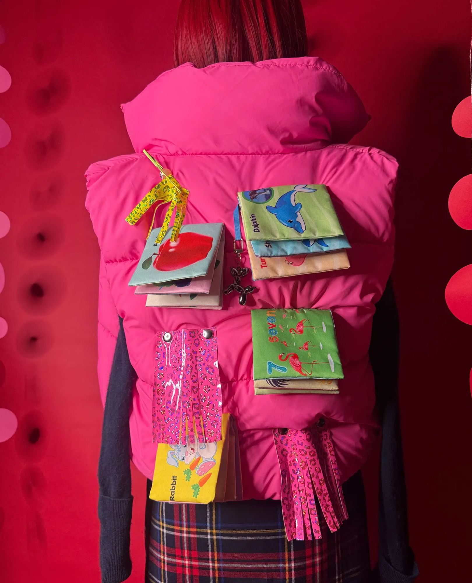 spark and rebel features storybook puffer vest in eco fashion