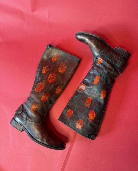 spark and rebel features tulip leather boots in eco fashion