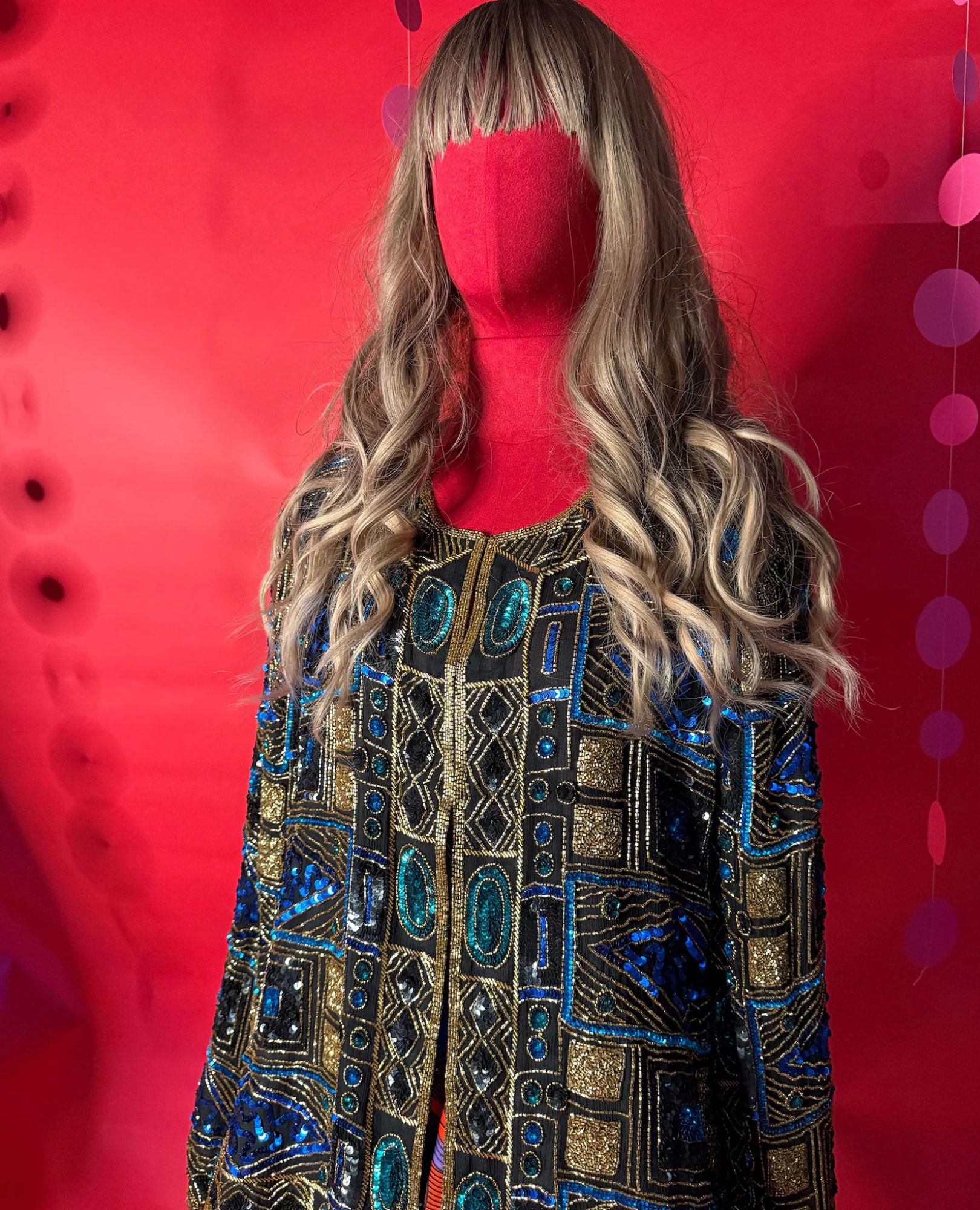 spark+rebel modular eco fashion brand vintage scala silk sequin blazer in sustainable fashion on etsy