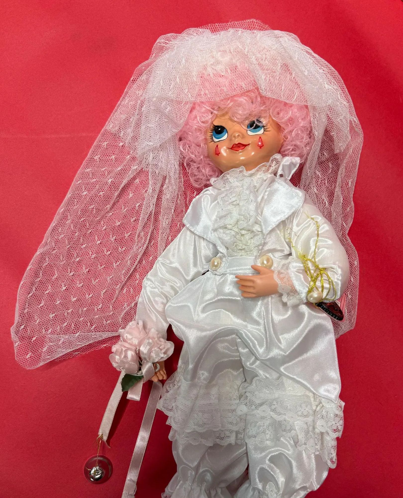 spark+rebel modular eco fashion brand vintage 1986 brinns june bride clown doll in sustainable fashion on etsy