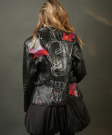 spark+rebel modular eco fashion brand upcycled second hand jacket leather in sustainable fashion on etsy