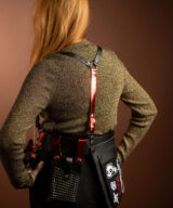 spark+rebel modular eco fashion brand upcycled harness belt casual street style in sustainable fashion on etsy